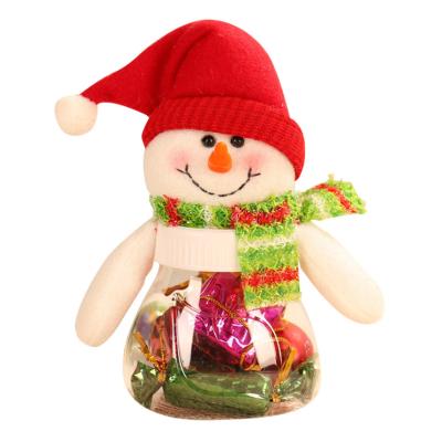 China New Creative Handcrafted Santa Snowman Elk Candy Jar Christmas Gifts Candy Box Christmas Decorations for sale