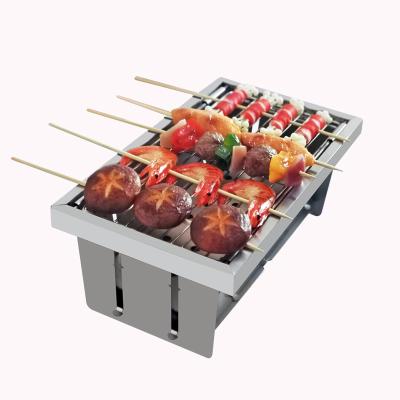 China Easily Assembled Portable Small Grills Outdoor Camping Folding Mini Charcoal BBQ Picnic BBQ Grills for sale