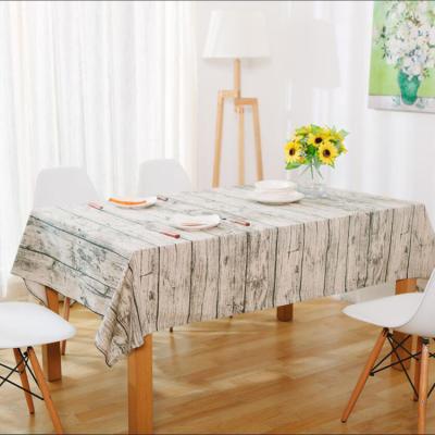 China Customized Pastoral Size Rectangle Linen Tablecloth For Dinner for sale