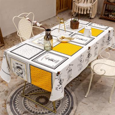 China Rectangular Decorative Modern Simplicity Table Cloth Woven Blanket For Home for sale