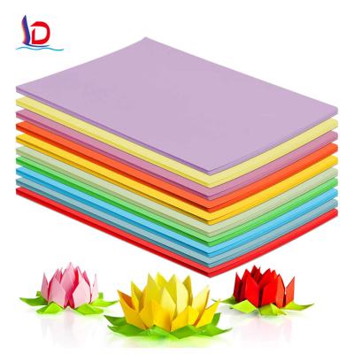 China Kids Sticky Notes Color Copy Paper A4 500 Sheets Office Printing Paper Pink Color Paper for sale