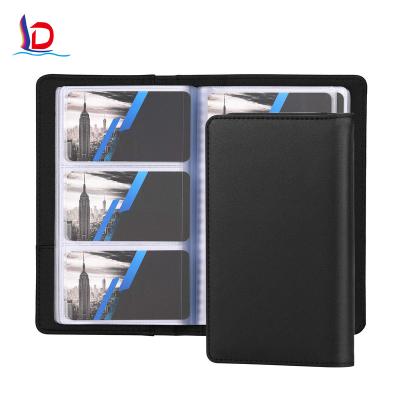 China Printed Portable Business Card Holders Business Card Holder Book Binder Folder Storage Sleeve Storage Business Card Holders for sale