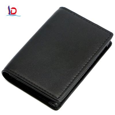 China Printed Luxury Leather Business Name Card Holder PU Wallet Credit Card ID Case Holder for sale