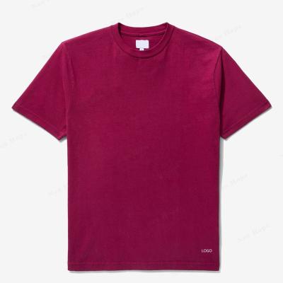 China Custom Made Anti-Wrinkle Tees High Quality Drop Shoulder Heavyweight Plus Size Men's T-Shirts Plain Blank Organic Cotton Oversized T Shirt for sale