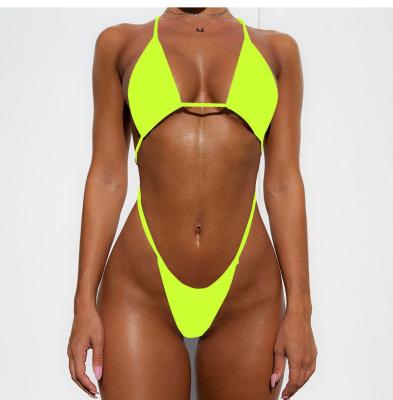 China Sexy Quick Dry Women's Beach Bikini Solid Color Size OEM Service Plus Swimsuit 2023 Plus Size Women's Clothing Adults Bikini 3000 Swimwear for sale