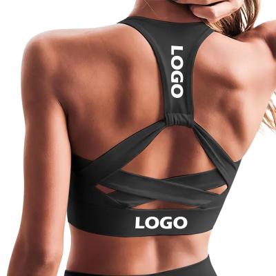 China Sweat-Wicking Custom Yoga Pants & Sports Bra Custom Band Women Fitness OEM Customized Spandex Seamless Sports Bra for sale