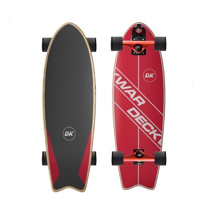 China Youth LAIER DECKWAR 7 Layer Maple Deck 4 Wheels P7 Truck Surf Stripe Carving Cruiser Skateboard Surfskate for sale