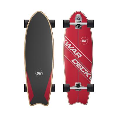 China Wholesale Deckwar Youth Truck S7 Surfskate 4 Wheel 32inch Maple Wood Suft Skate Surf Skateboard for sale