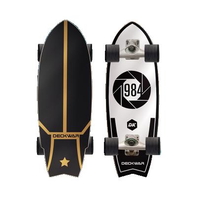 China Hot Selling Youth DK Surf Skateboard Carve Board With CX4 Aluminum Truck 7ply Maple Surf Skate for sale