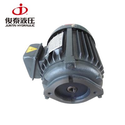 China Hot Sales Totally Enclosed 3 Phase 0.75kw AC 1HP-4P-20L Electric Motors For Hydraulic for sale