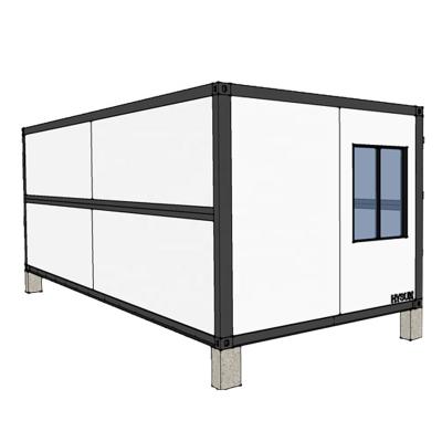 China HYSUN Modern Modular Ready Made Folding Prefab Folding Container House Modular Container House With Bathroom for sale