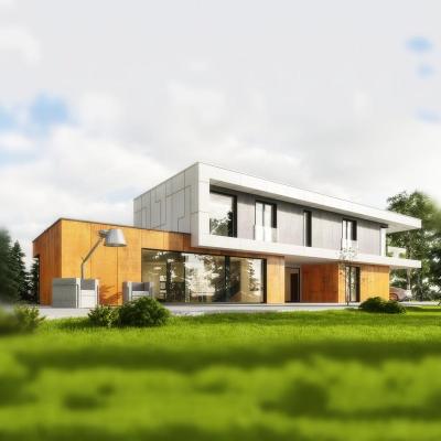 China Hysun modern office by modified shipping container house, metal steel construction, villa, modified building for sale