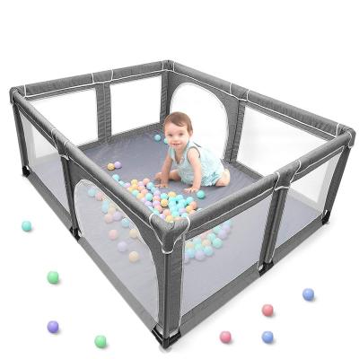 China Easy Assembly Baby Playpen European Standard Square Fence Children Large Baby Playpen for sale