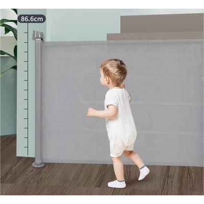 China Eco-freindly / Soft Easy Install Mesh Retractable Baby Safty Gate for sale