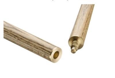 China Brass Ferrule 2 Piece Pool Cue for sale