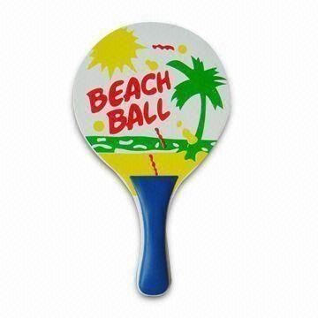 China Beach Paddle/Racket, Made of Wood, Customized Sizes are Accepted for sale