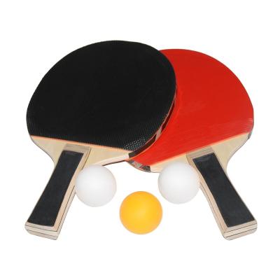 China Table Tennis bat Set Ping Pong Table Tennis Racket Paddle Bat With Training The Racket for sale