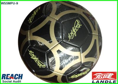 China Professional 15cm PU Leather Official Soccer Balls Round 32 Panel Football for sale