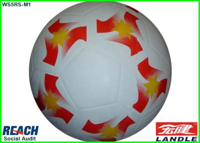 China Customized Size 2 Rubber Footballs Professional Size Soccer Ball Yellow and White for sale