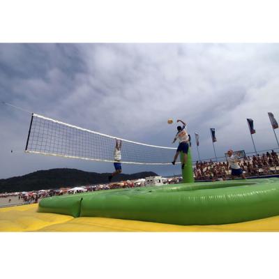 China Custom Made Inflatable Sports Games Funny Bossaball Court for sale