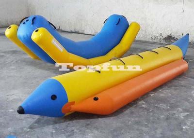 China Durable PVC Tarpaulin Inflatable Seesaw Totter With Banana Boat For Water Ride for sale