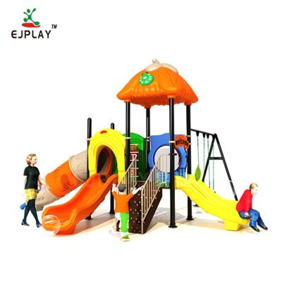 China Playground Equipment Outdoor Popular Kids Playground Plastic Outdoor Slide And Swing Set for sale