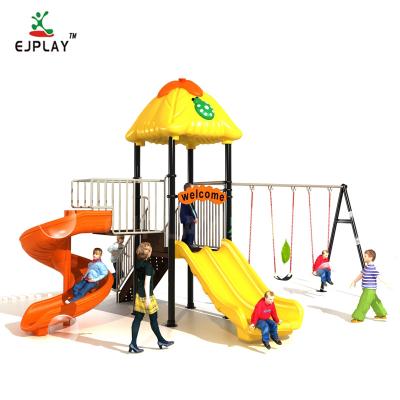 China Children Outdoor High Quality Plastic Slide Toys Amusement Park Game Outdoor Playground for sale