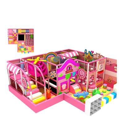 China 3-15 Years China Manufacturer 7.5*7.2 Candy Castle Theme Kids Indoor Playground For Sale for sale