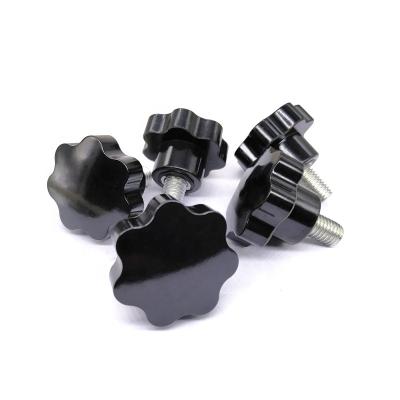 China Industrial Bolt M6 M8 M10 M12 1/4 1/2 Thread Hand Knob Screw 5 Lobe Star Plastic 5/6-18 for sale