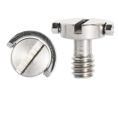 China Camera Stainless Steel Camera Screws For Tripod Mount Quick Release Plate for sale