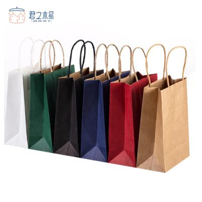 China Household Products Merchandise New Type Low Price Well Guaranteed Quality Custom Black Kraft Paper Bag for sale