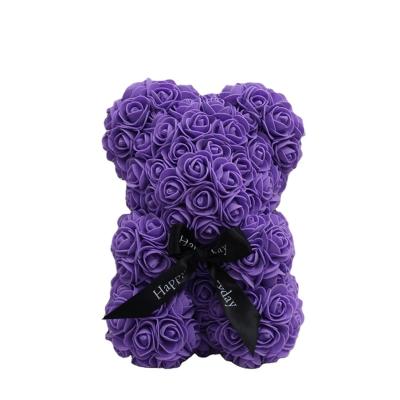 China Wholesale Popular And Premium Foam/PE Rose Bear For Valentines Day Gifts for sale