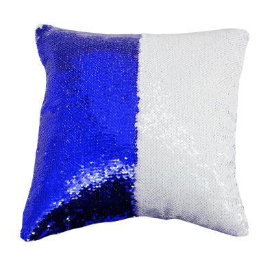 China PORTABLE Blank Sublimation Pillow Case Covers Magic Sequin Blow Pillow Cases Cushion Cover 4pc for sale