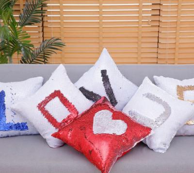 China PORTABLE sublimation pillow blank sparkle for sequin pillow sublimation blank for sale