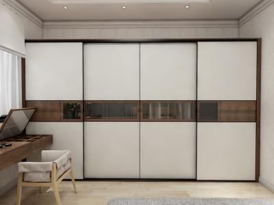 China Modern Large Sliding Door Wardrobe Modular Cabinets Closet Storage for sale