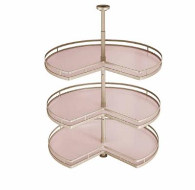 China 3 Tier Closet Organizer Tray Accessories 360° Rotatable Custom for sale