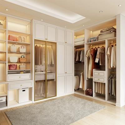 China Particle Board Walk In Robe Storage Garderobe Meubelen Anti-Kratten Te koop