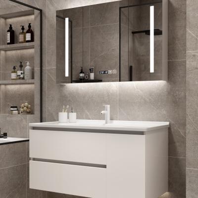 China Unidad de baño de 800 mm con luz de espejo en venta