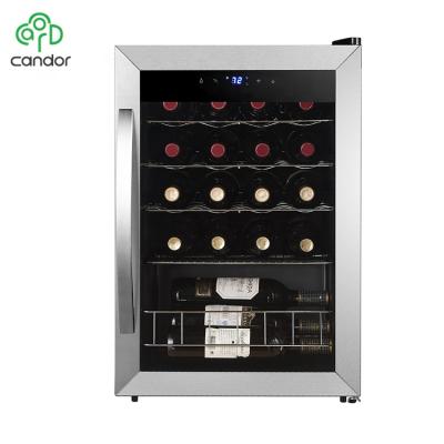 China Oem19 Outdoor Factory Price Sets Best Black Large Temperature Adjustable Compressor Bottled Wine Cooler For Hotel for sale