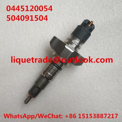 China Inyector común 0445120054, 0 445 120 054, 0445 120 054 del carril de BOSCH para IVECO 504091504, CASO NUEVA HOLANDA 2855491 en venta