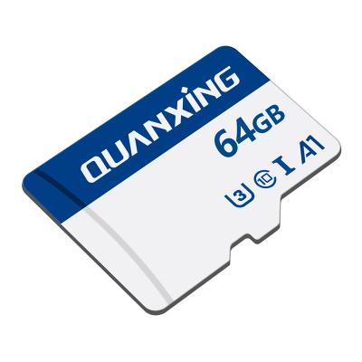 China Provide OEM Service SD Card for C10 U3 TF 64Gb QXC064GMSD10U300 Memory Cards for sale