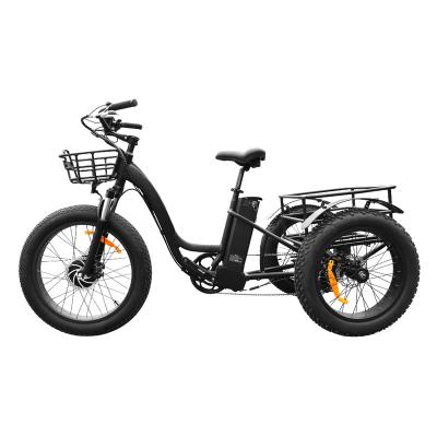 China EApower Aluminum Alloy Good Quality Low Price Long Range Tricycle Fat Tire 3 Wheel Electric Bike For Sale for sale