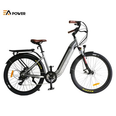 China EApower 350W 36V electric bicycle bicicleta d'eletrica lithium battery e bike city Al steel frame standard alloy frame for wholesale for sale