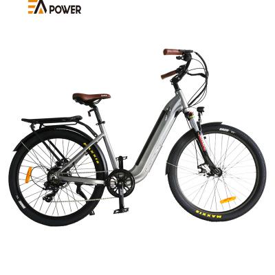 China EApower 26 Inch 36V 350W Standard City Moped Road Electric Bike Bicycle Rear Motor Ebike For Wholesale for sale