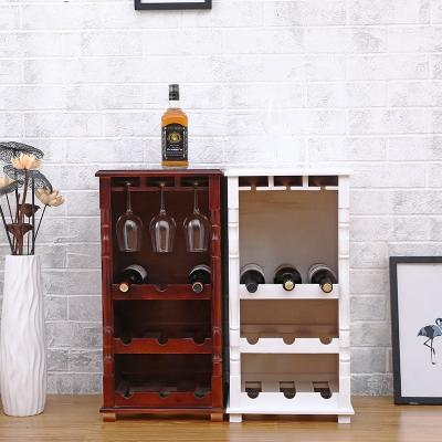 China Wooden Household Cup Hanging Wine Cooler for sale