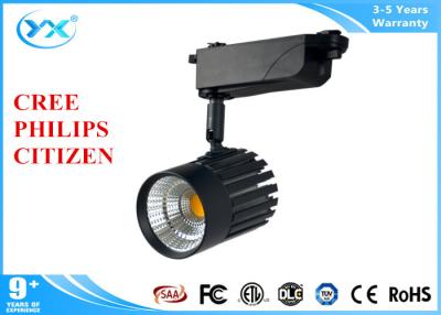 China Aluminum CRI >80 LED Track Lights 7W - 40W Cree CHIP CE RoHS for sale