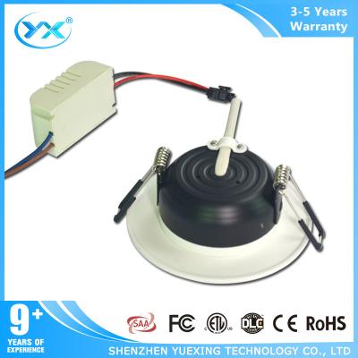 China 3W / 9W / 15W led ceiling down light , 5500k led dimmable downlights for sale