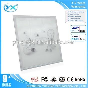 China 600x600 aluminum square flat panel led ceiling light Natural White for sale