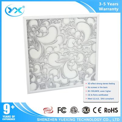 China Indoor 2835 led 600x600 panel lights , 3D Led Ceiling Panel Light waterproof for sale