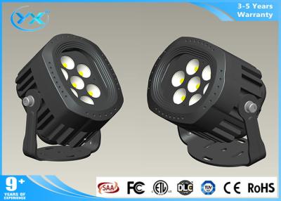 China 12w 95lm/w RGB führte Flut-Licht DMX512 mit Aluminiumlegierungsmaterialien des Druckgusses zu verkaufen